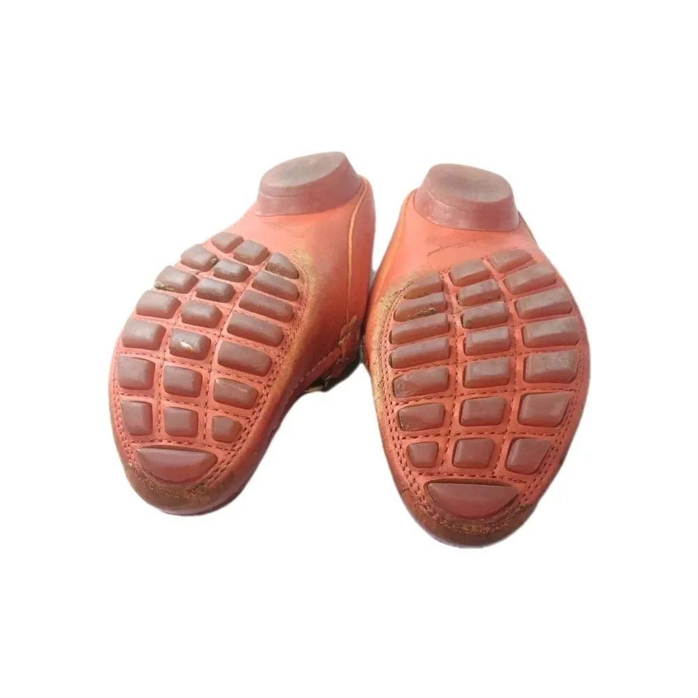 Salvatore Ferragamo Gancini Mule Women's Shoes Size 5 B Burnt Orange